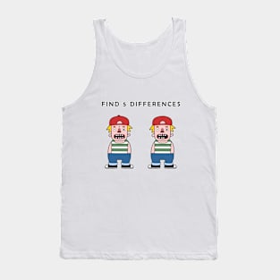 Find 5 Differences Tank Top